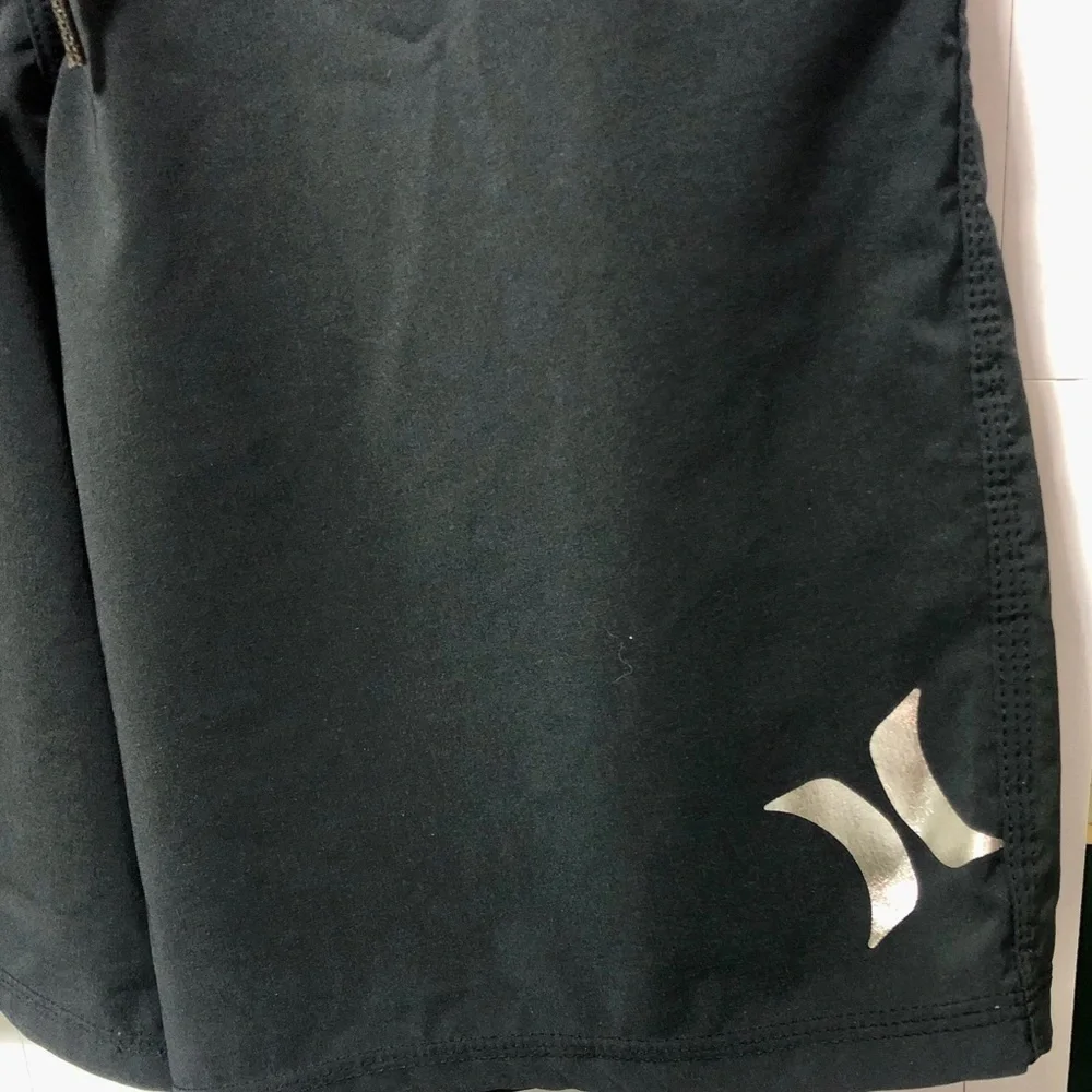 🎯Hurley Black Silver Phantom One & Only Board Shorts
